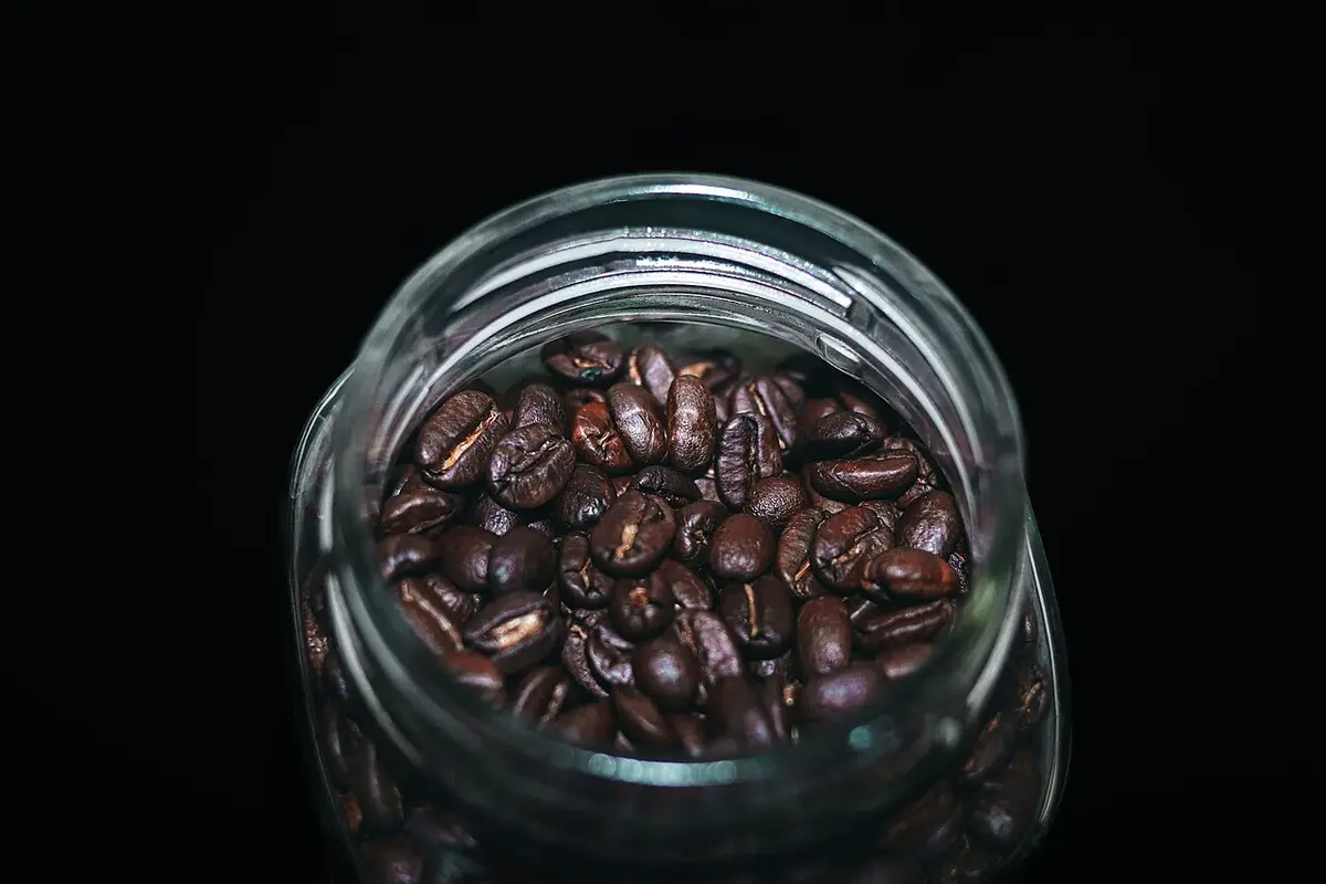 Granos de café tostados