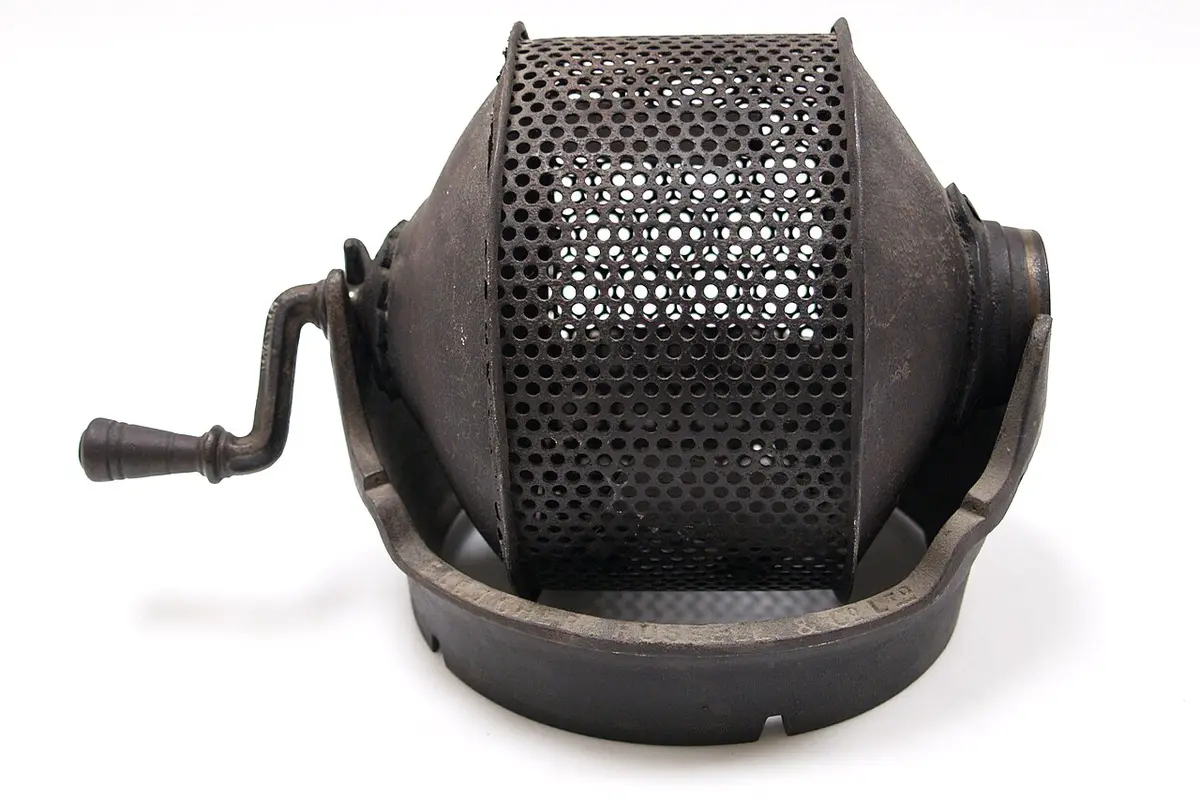 Tostador de café antiguo